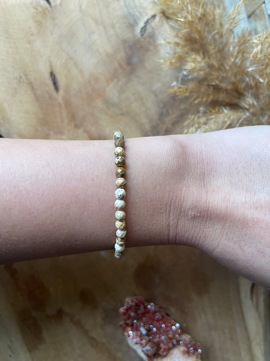 Landschaftsjaspis Armband facetiert