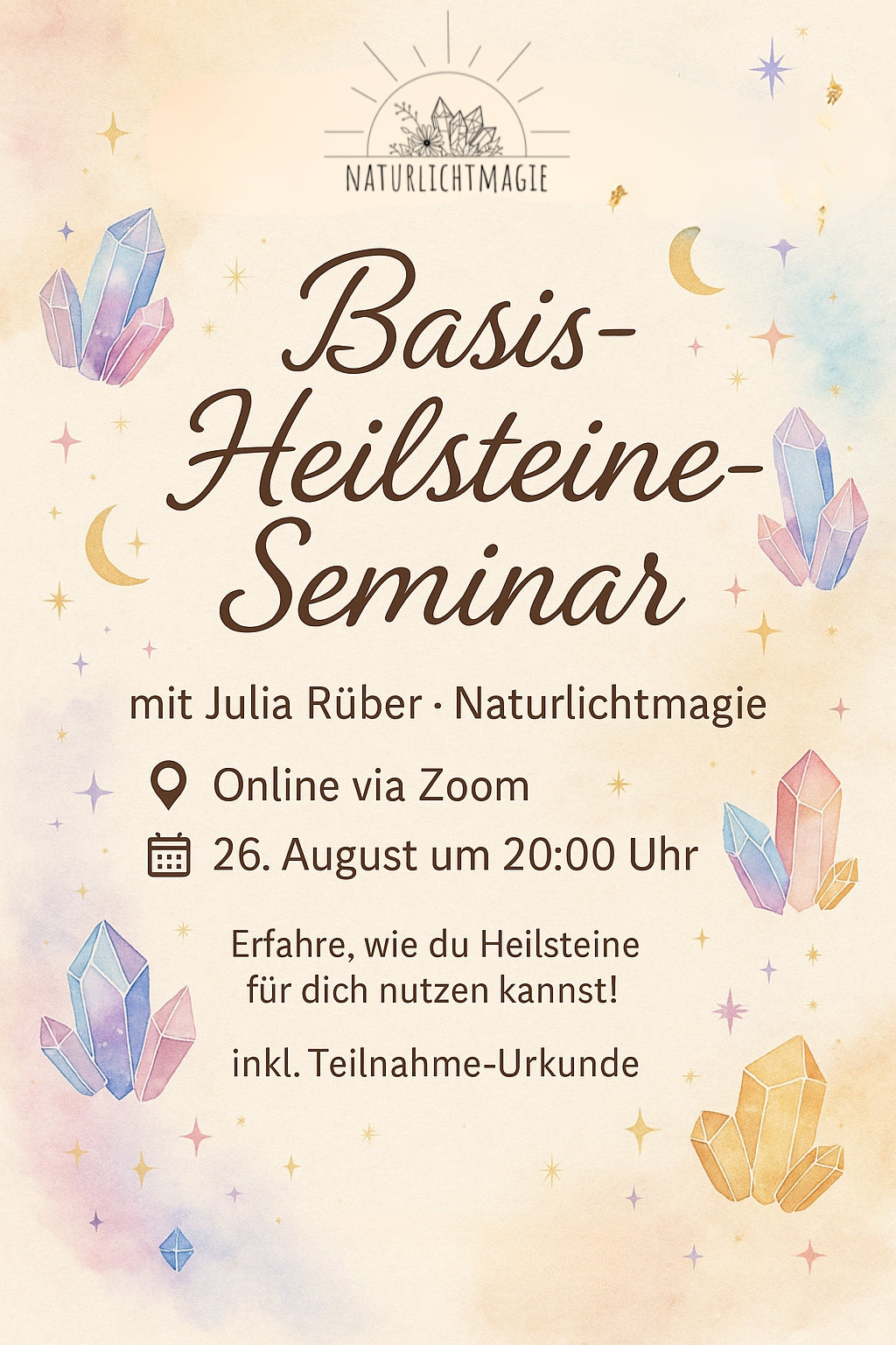 Heilsteine Basis-Kurs