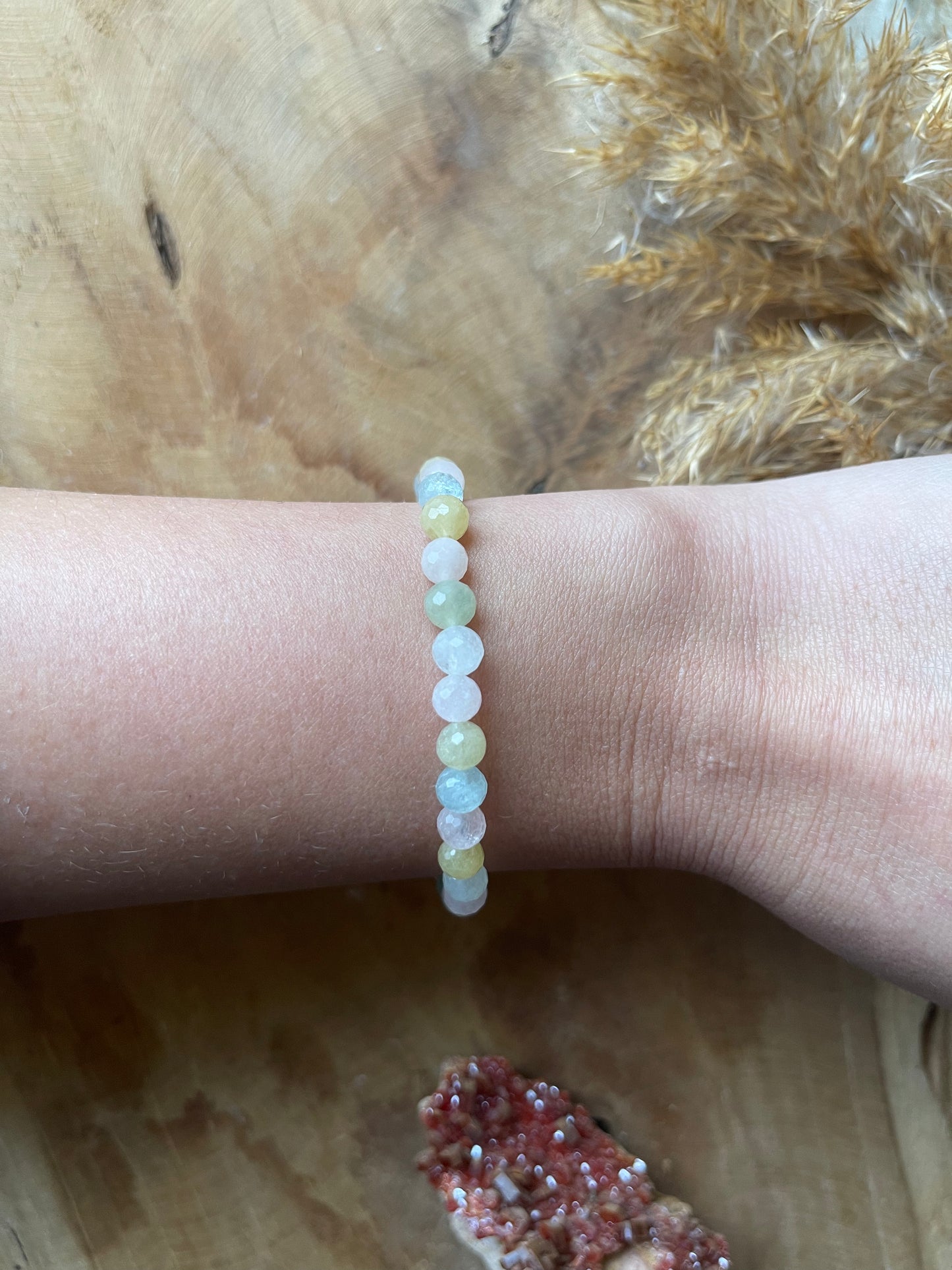 Beryll Armband facetiert