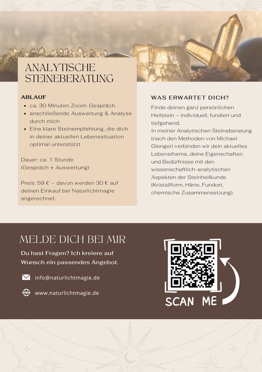 Analytische Steineberatung