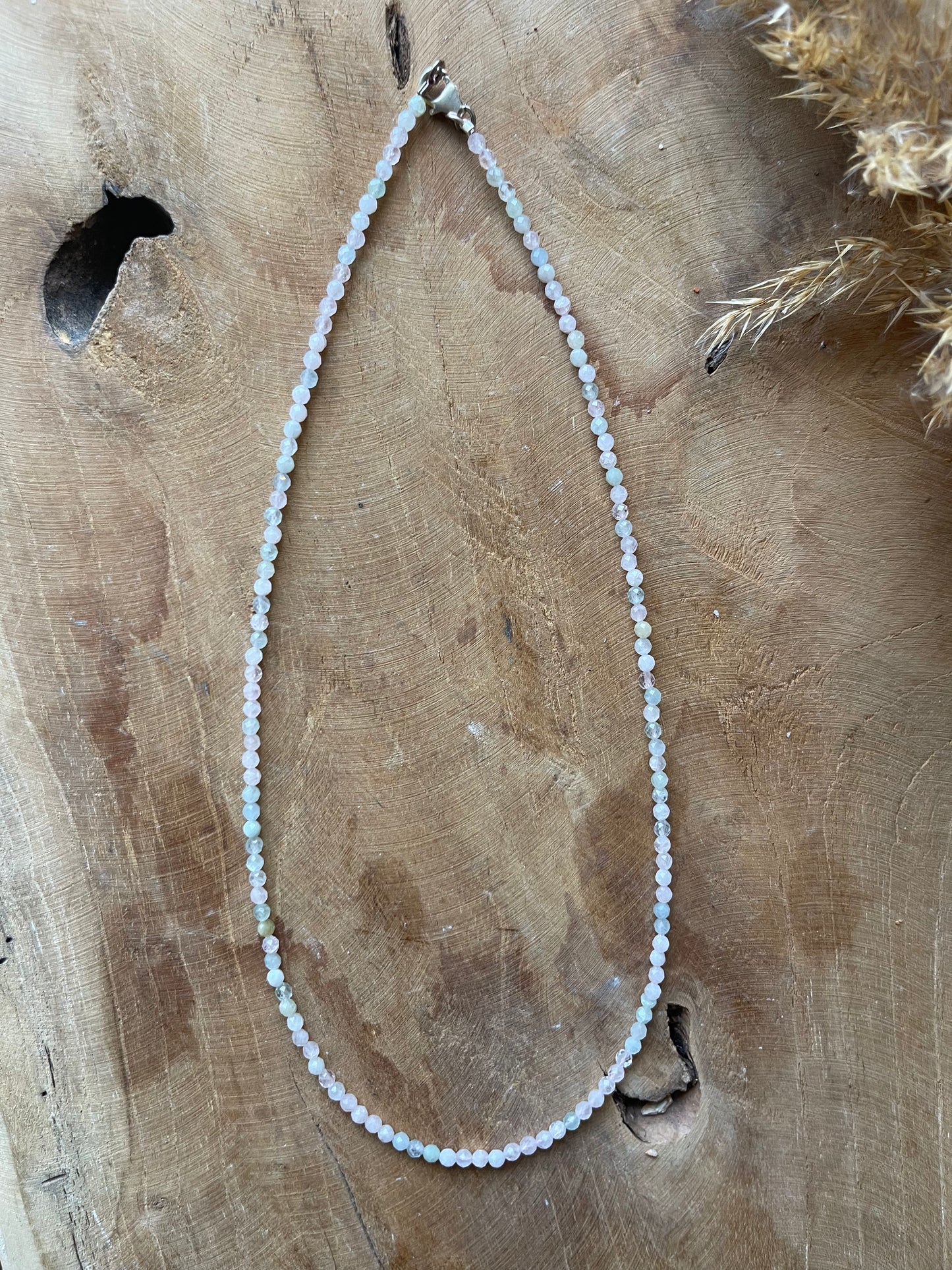 Beryll Halskette facetiert