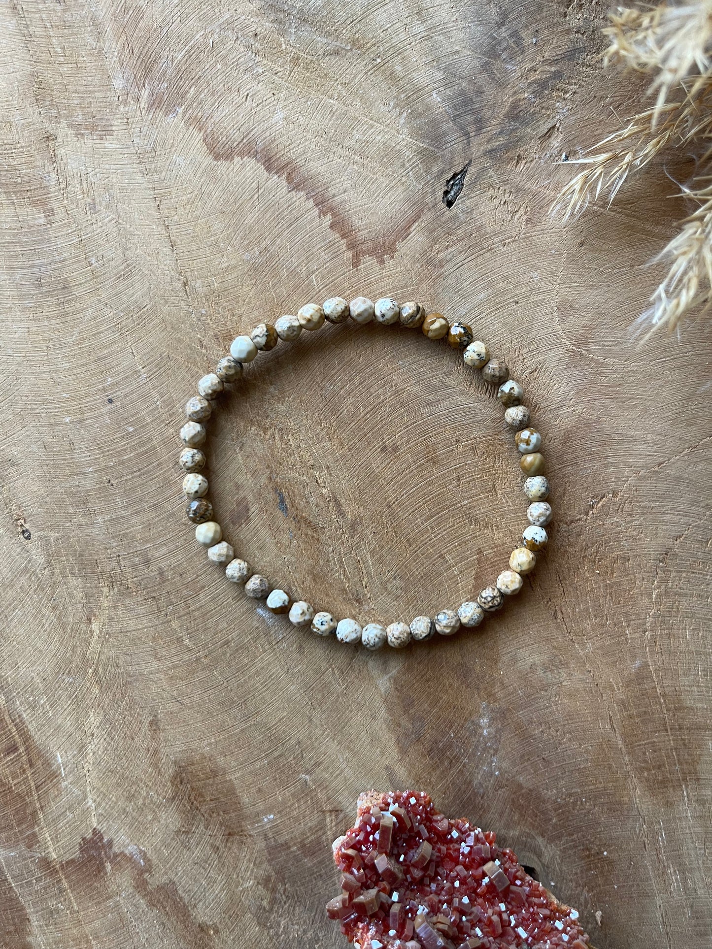 Landschaftsjaspis Armband facetiert