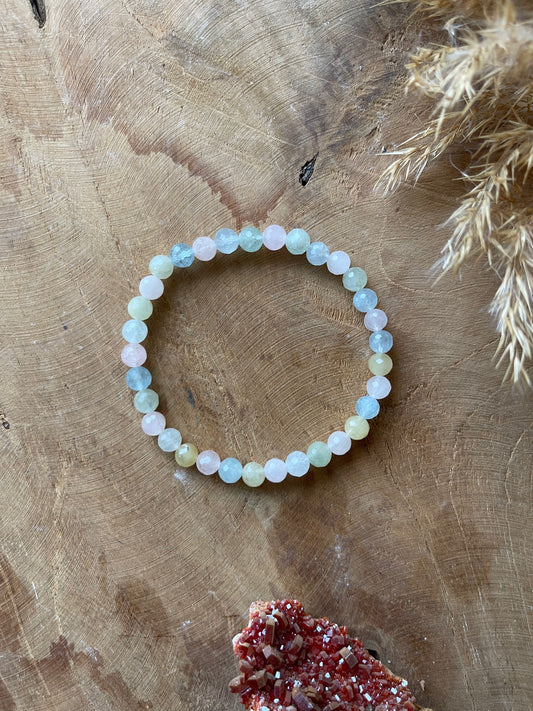 Beryll Armband facetiert