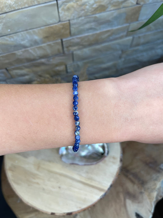 Sodalith Armband facetiert