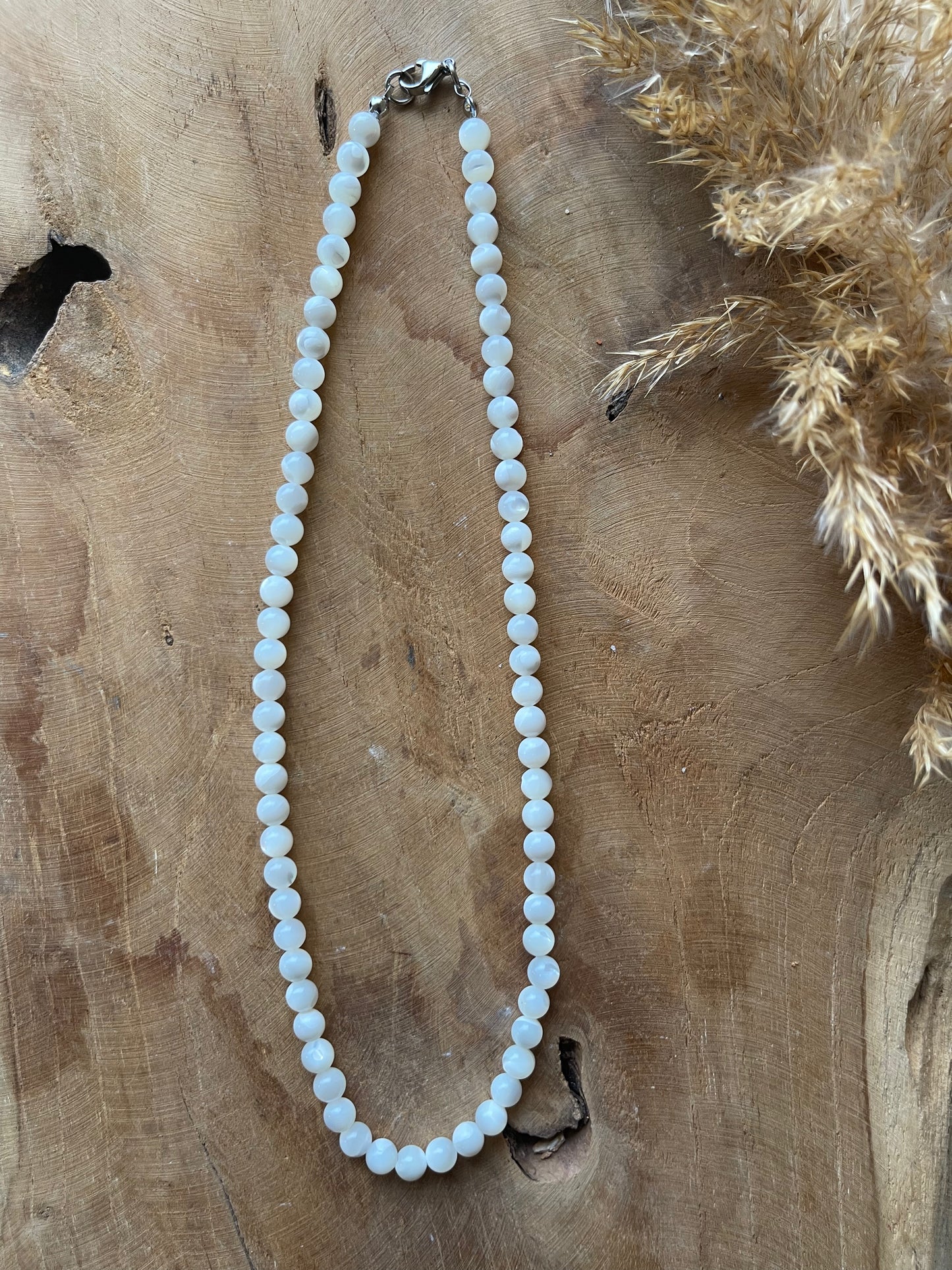 Perlmutt Perlenkette