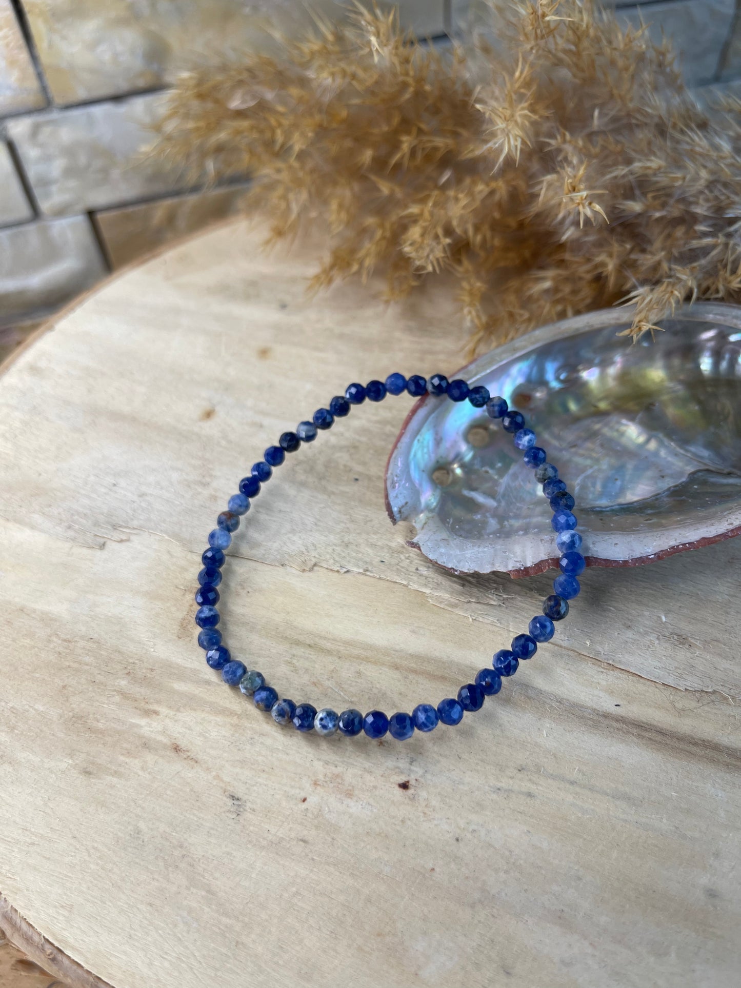 Sodalith Armband facetiert