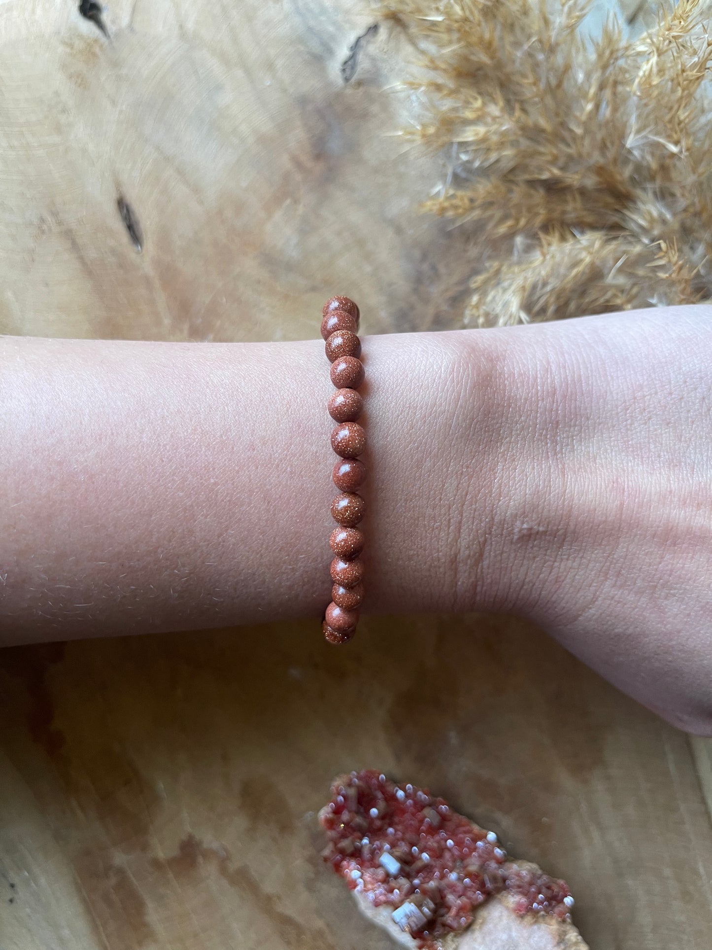 Perlenarmband Goldfluss