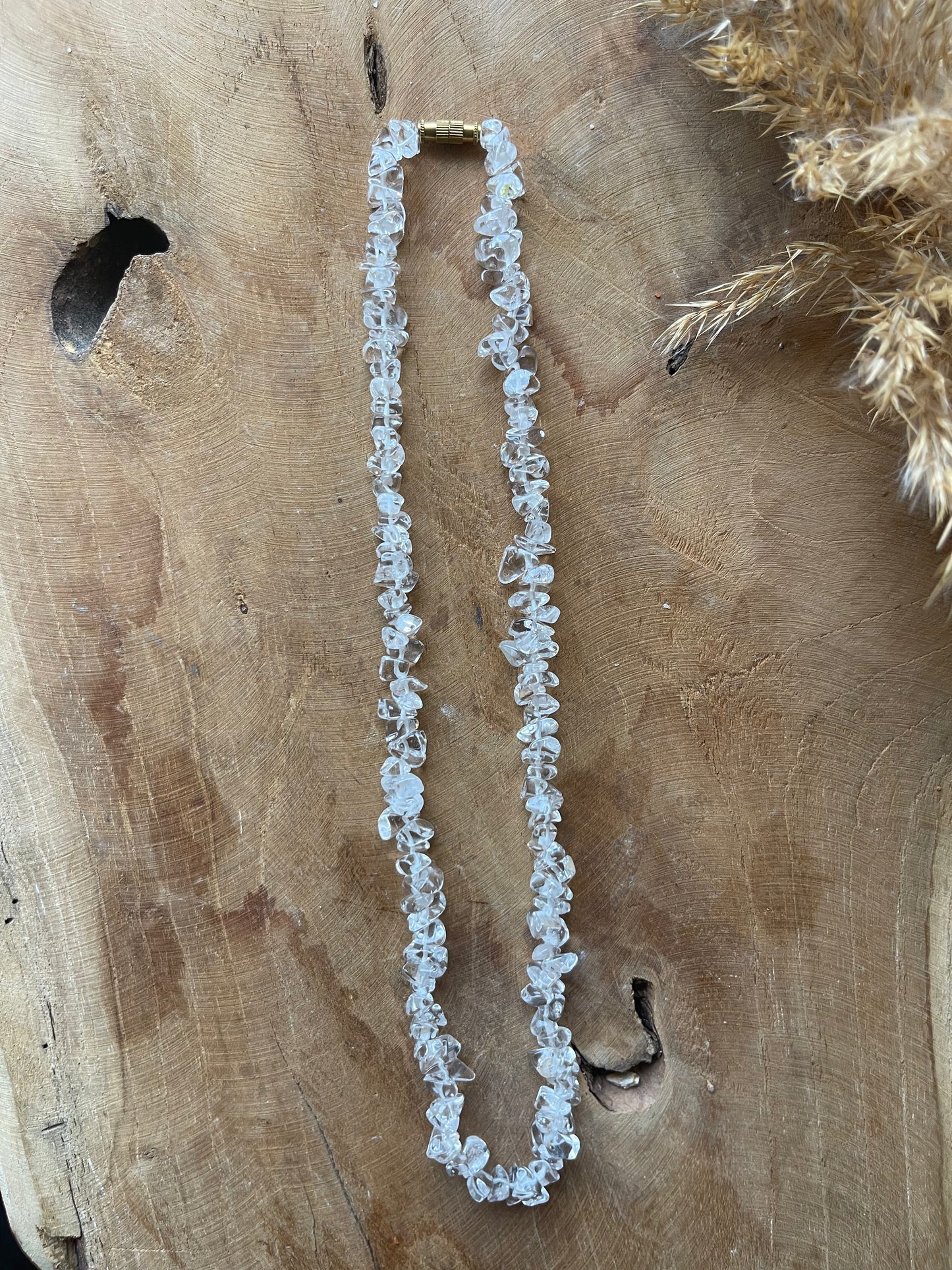 Bergkristall Splitterkette