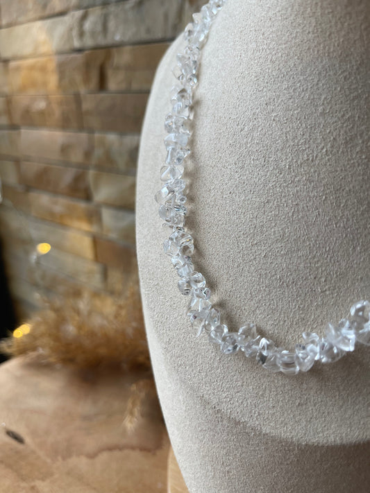 Bergkristall Splitterkette