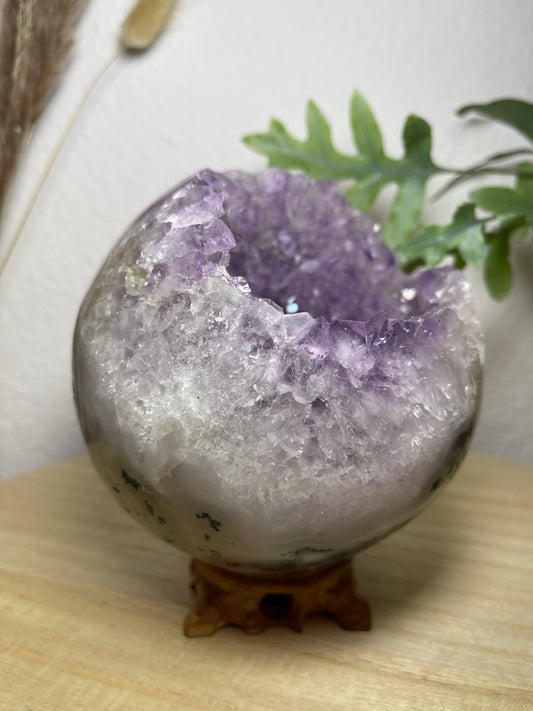 Amethyst Unikat Druzy Sphere/ Kugel groß