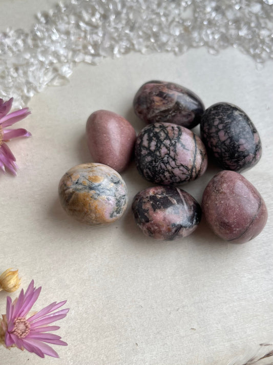 Rhodonit Trommelstein