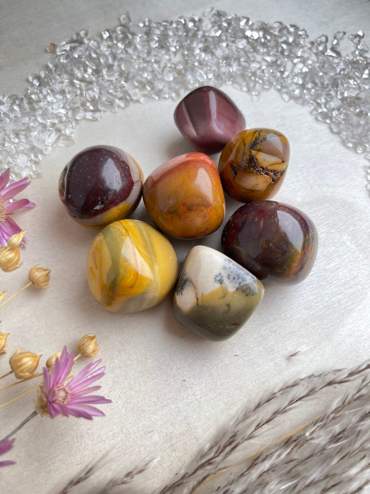 Mookait Trommelstein