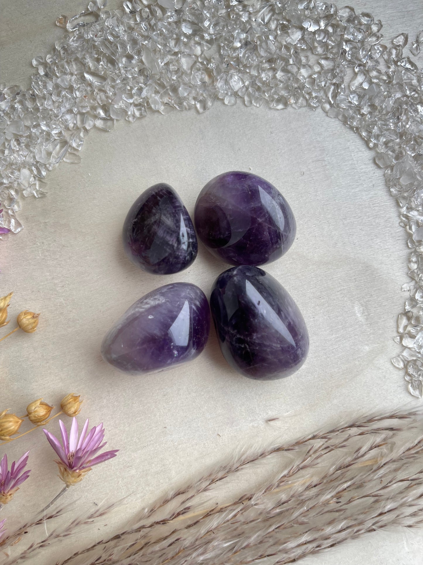 Amethyst Trommelstein