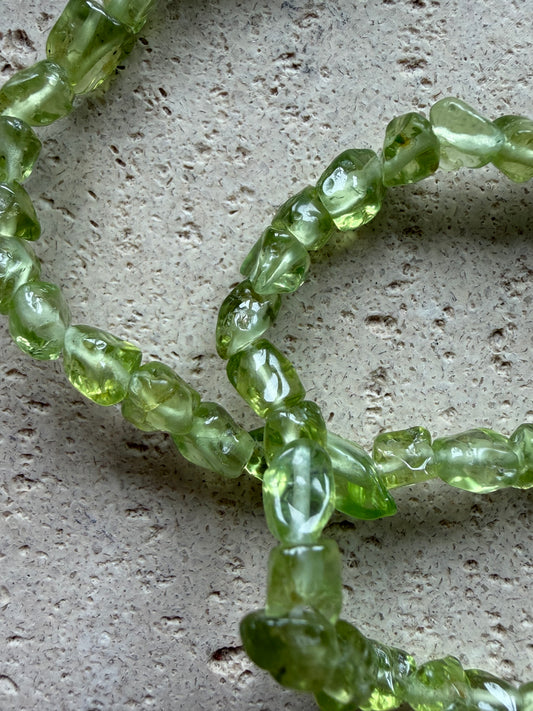 Peridot Nuggetarmband