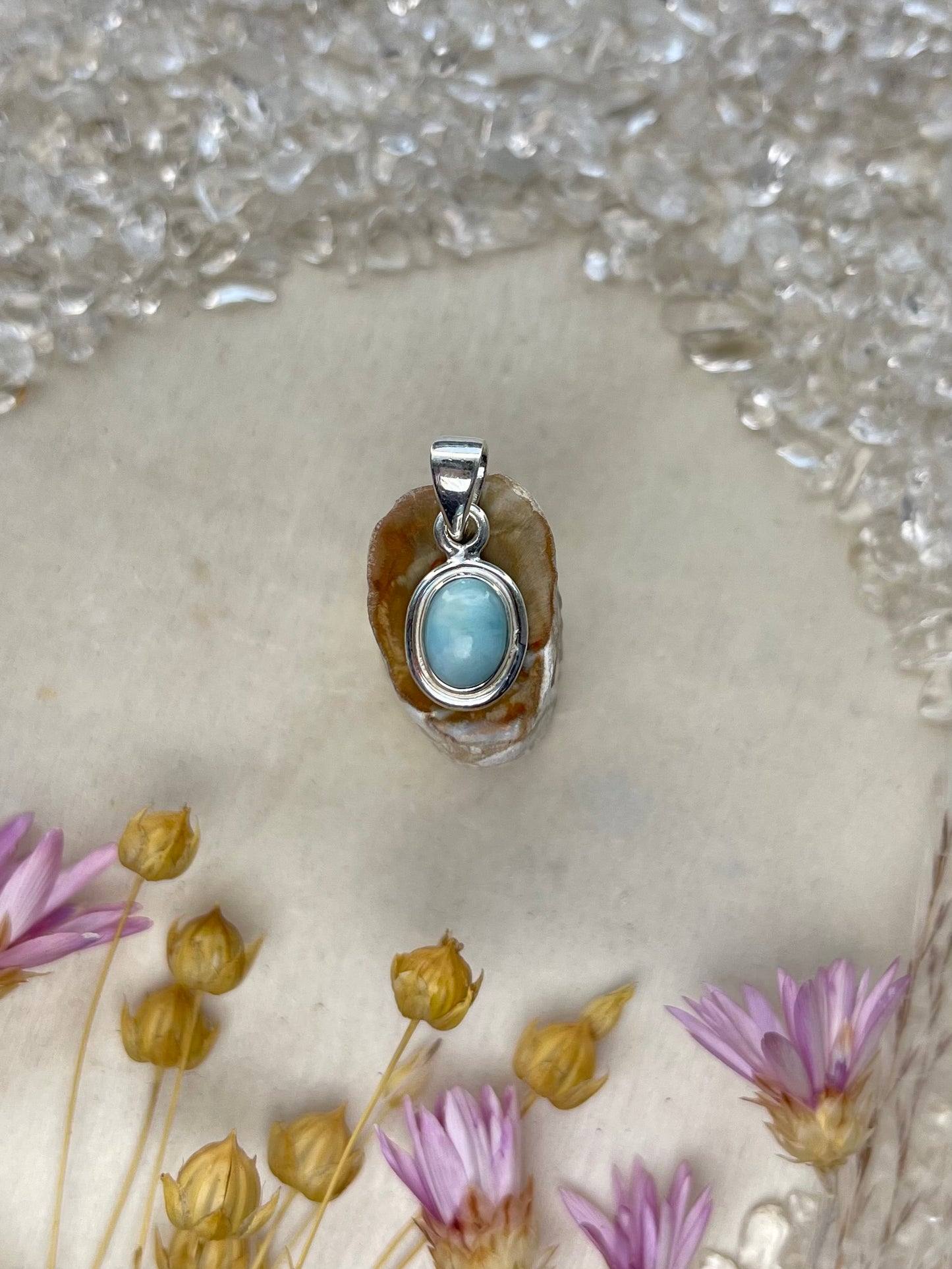 Larimar Anhänger (925 Silber)