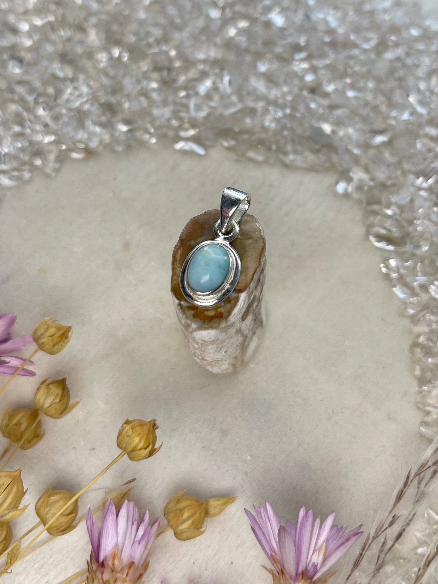 Larimar Anhänger (925 Silber)