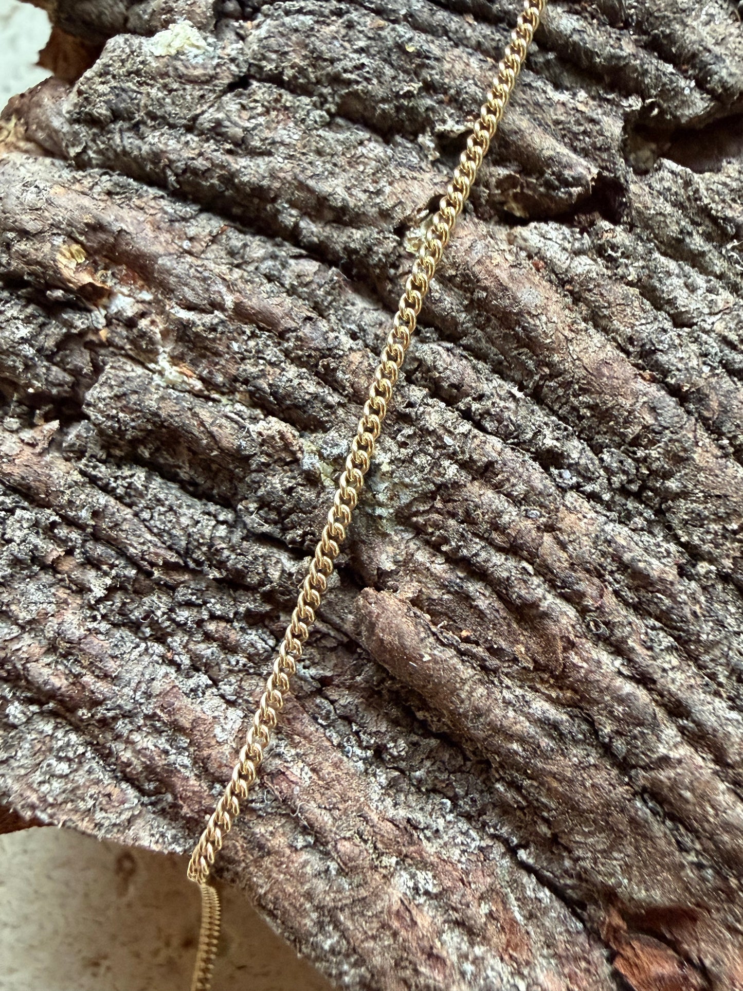 Vergoldete filigrane Halskette aus 925 Sterling Silber, glatt, 45–50 cm