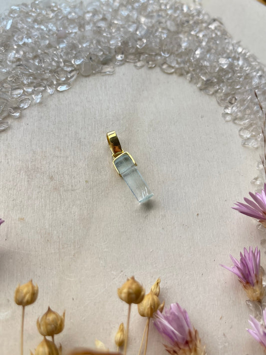 Aquamarin Anhänger (925 Silber)