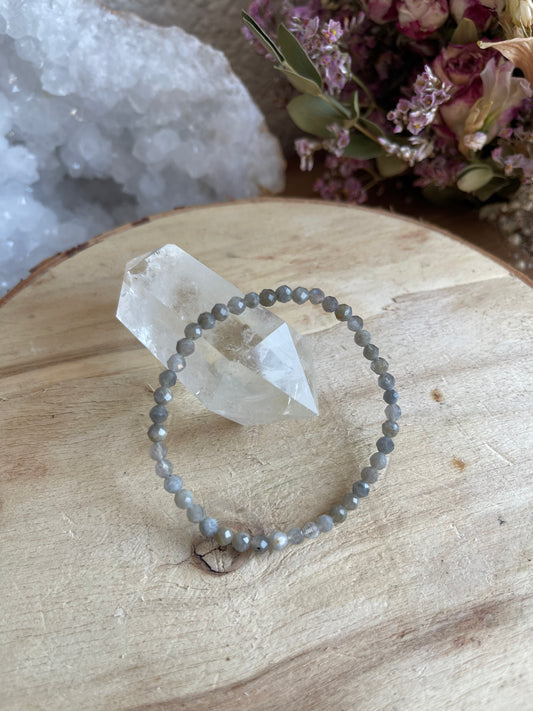 Edelstein Armband Labradorit (facettiert)