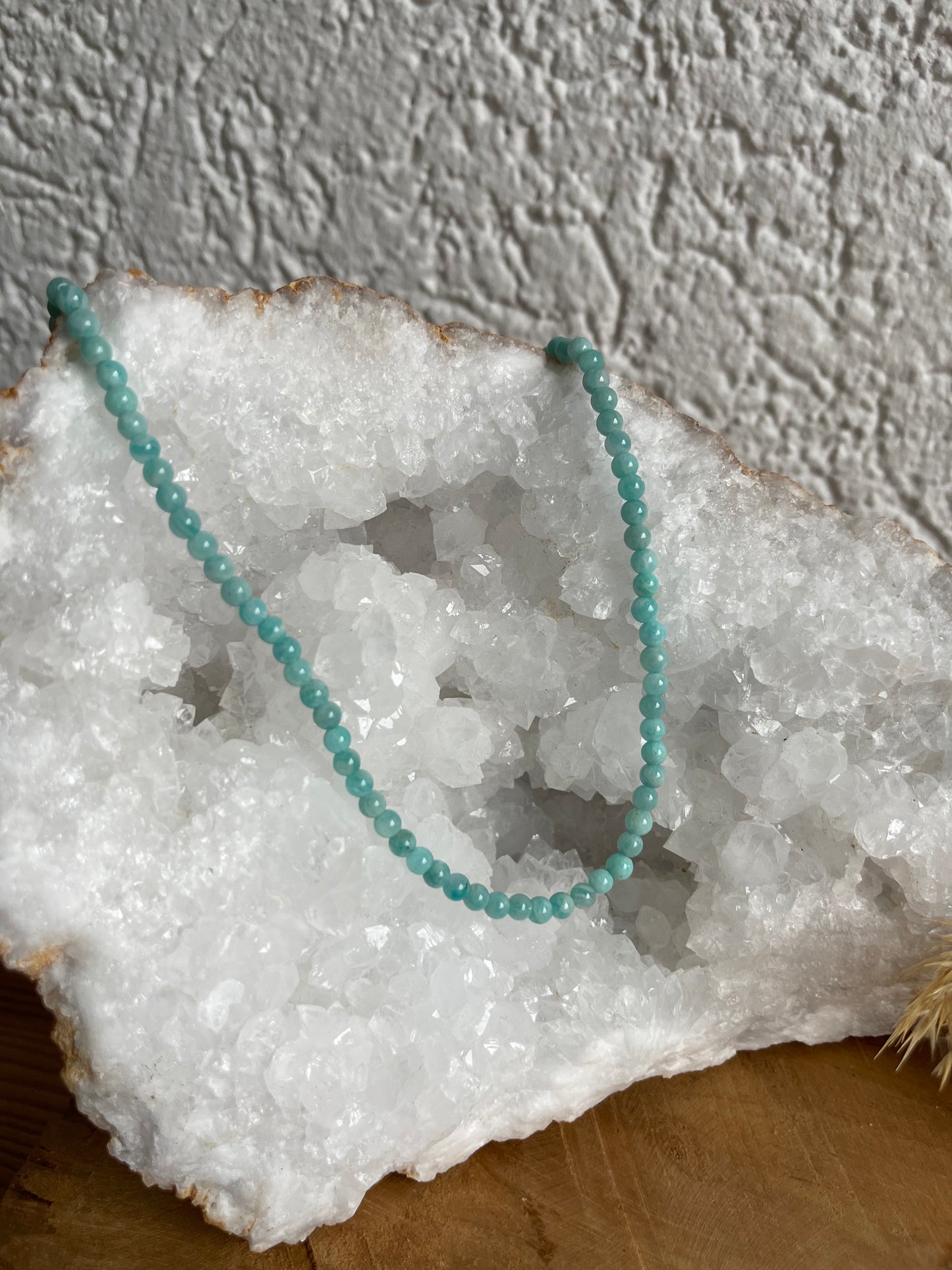 Edelstein Perlenkette