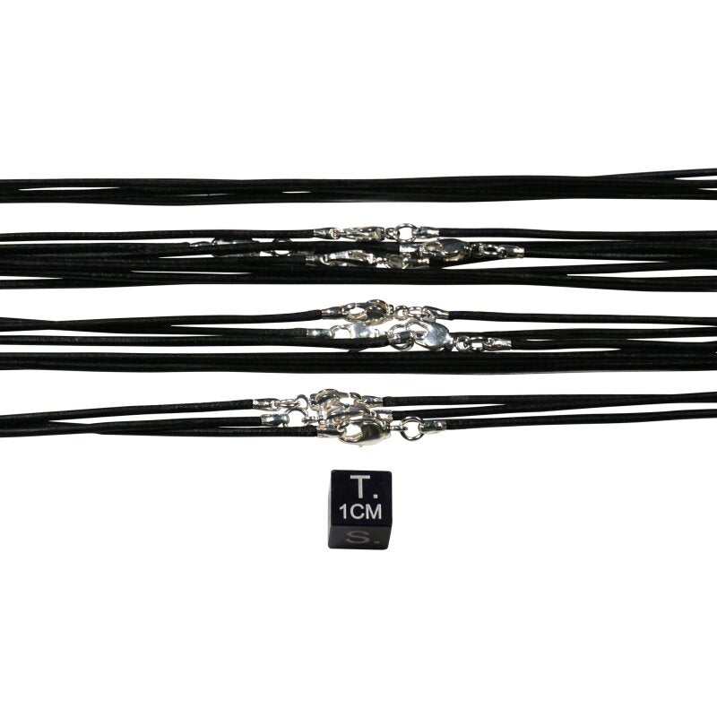 Lederband 45 cm mit Verschluss