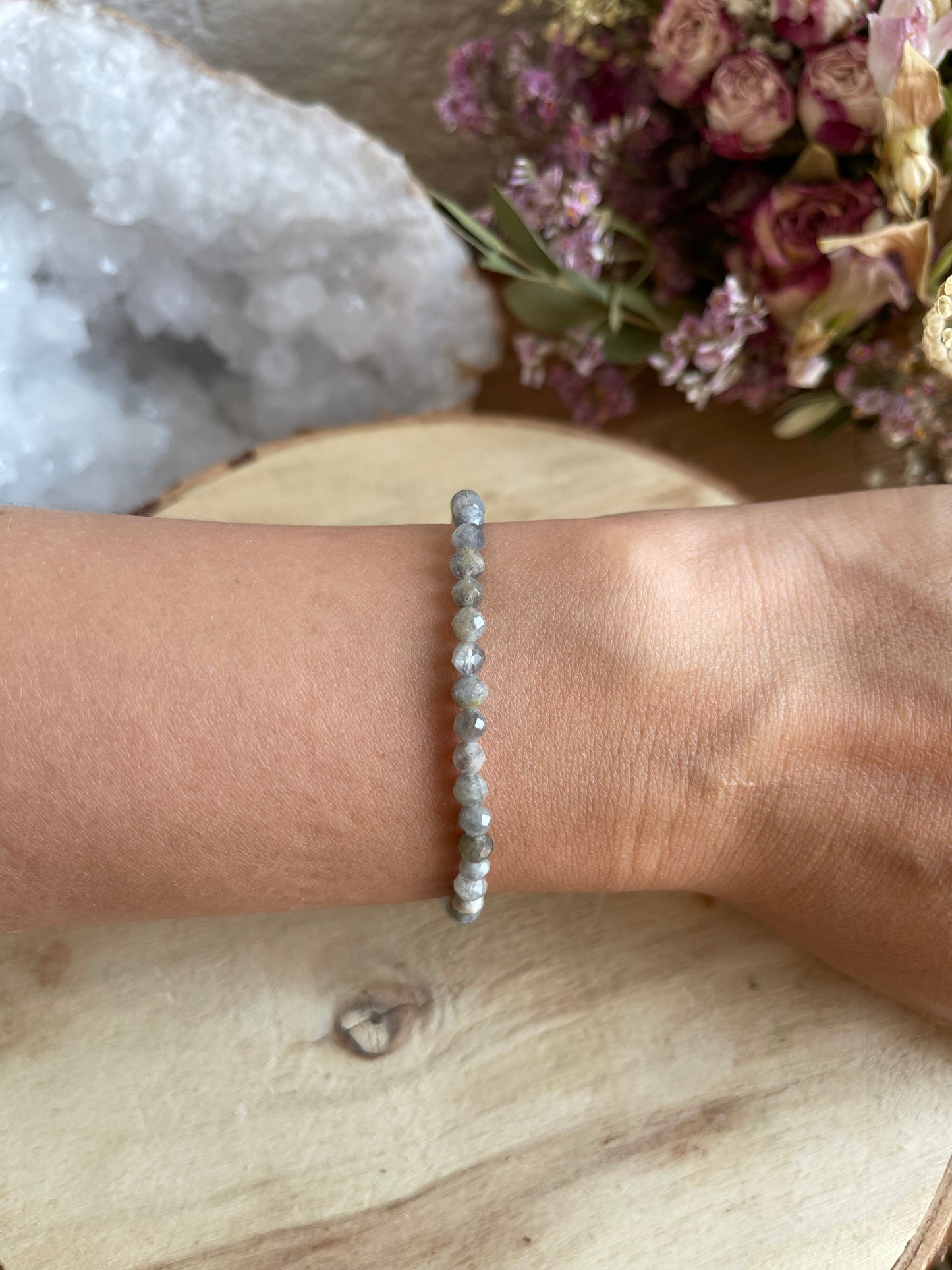 Edelstein Armband Labradorit (facettiert)