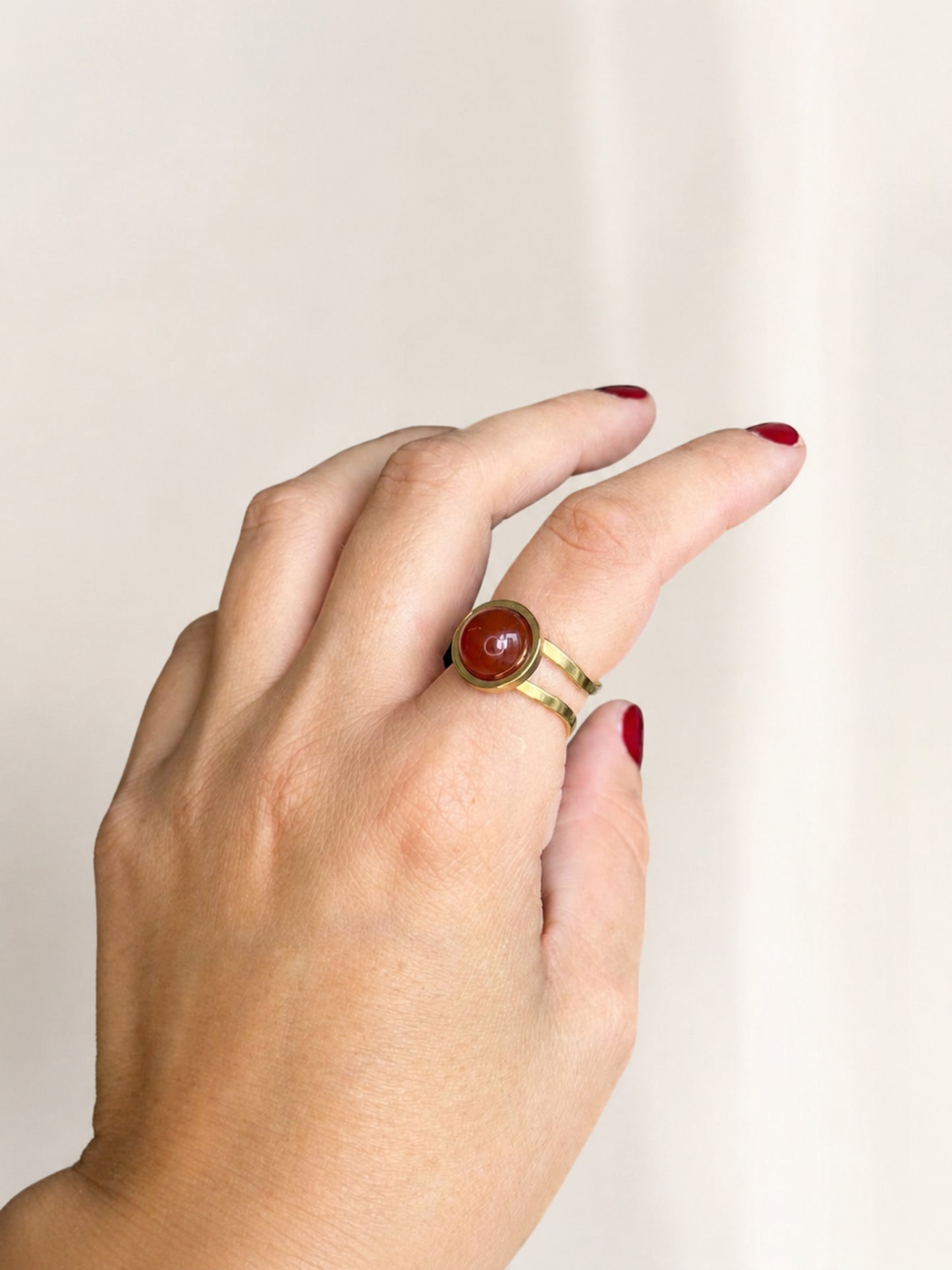 Feminine Fire – Karneol Ring