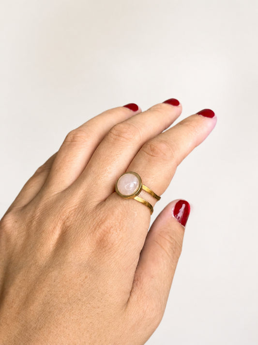 Rose Muse – Rosenquarz Ring