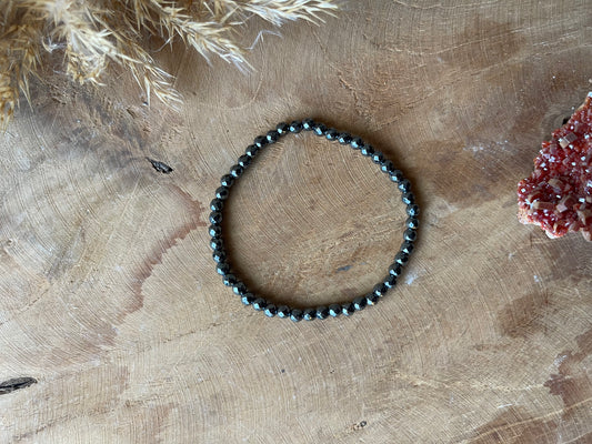 Hämatit Armband facetiert