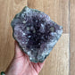 Amethyst Cluster (mit Calcit) Uruguay