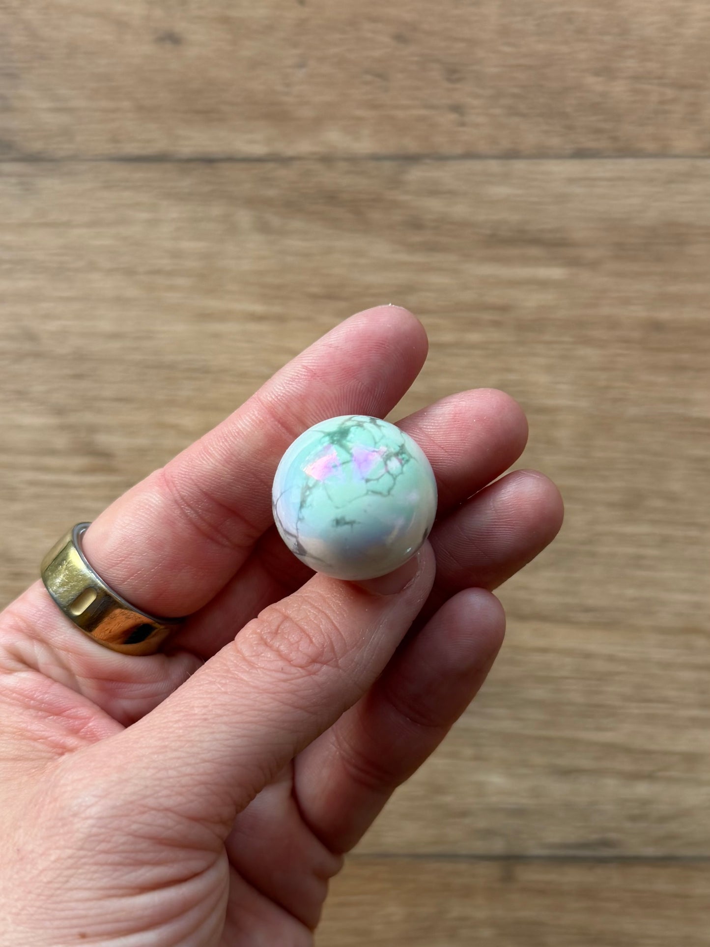 Magnesit Aura Kugel