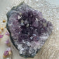 Amethyst Cluster (mit Calcit) Uruguay