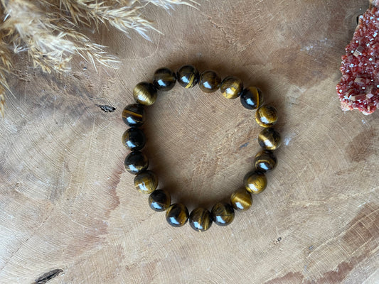 Tigerauge Perlenarmband