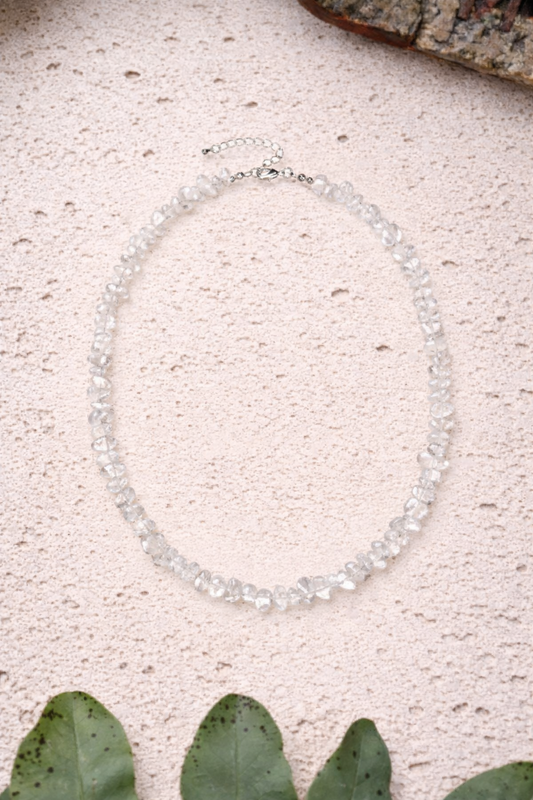 Splitterhalskette Bergkristall