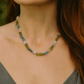 Collier Mix (Apatit, Peridot, Bergkristall) Motivation & Unabhängigkeit