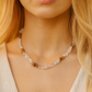 Collier Mix (Mondstein, Jaspis, Bergkristall) Ausdauer & Intuition