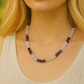 Collier Mix (Amethyst, Rosenquarz, Bergkristall) Schönheit & Wohlbefinden