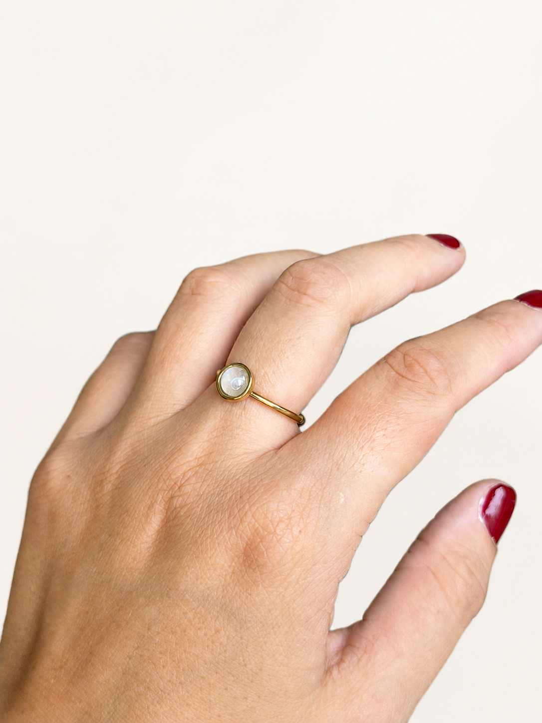 Moon Glow – Mondstein Ring