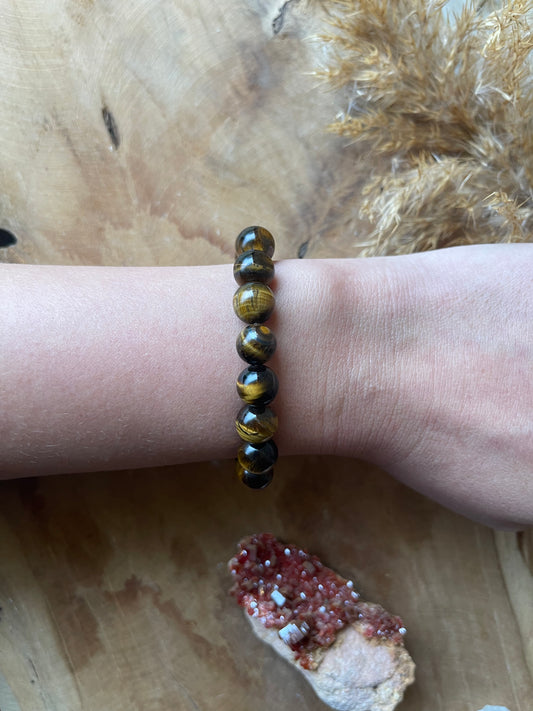 Tigerauge Perlenarmband