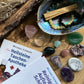Edelsteinset für Anfänger mit Amethyst Rosenquarz Bergkristall und weiteren Heilsteinen
