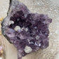 Amethyst Cluster (mit Calcit) Uruguay