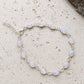 Filigranes Regenbogenmondstein Armband (925 Silber)