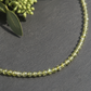 Grüner Zirkon Kette Natürlich & echt - Naturstein