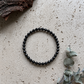Schwarzer Turmalin Armband facetiert