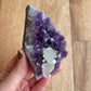 Amethyst Cluster mit Calcit Uruguay