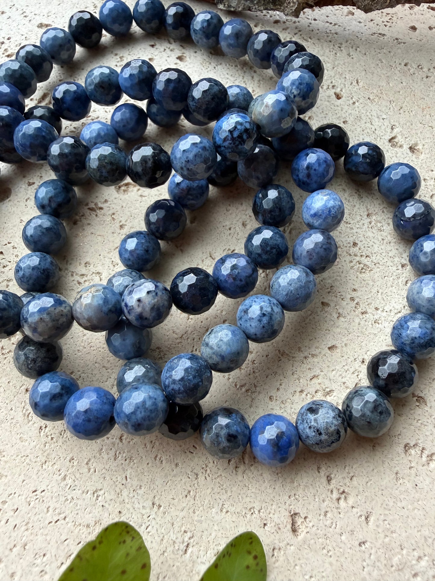 Dumortierit Armband 8 mm facettiert – Naturlichtmagie