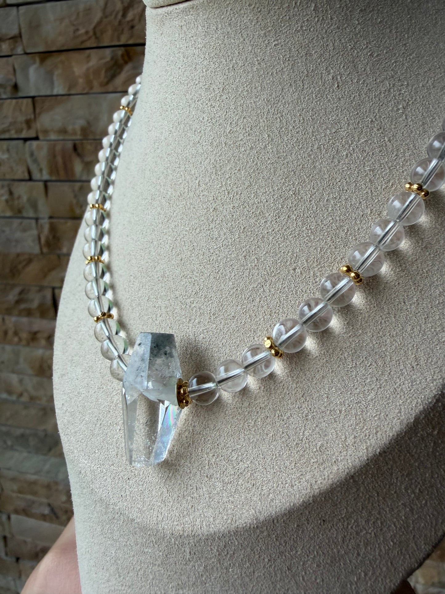 Bergkristall Collier EINZELSTÜCK