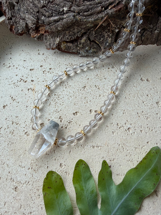 Bergkristall Collier EINZELSTÜCK