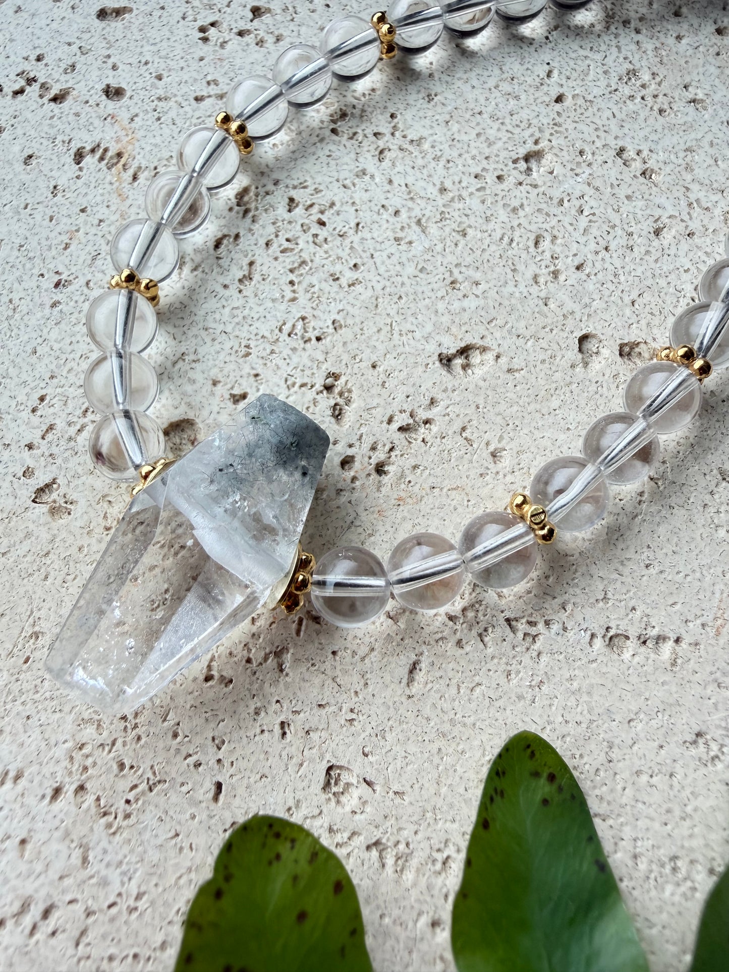 Bergkristall Collier EINZELSTÜCK