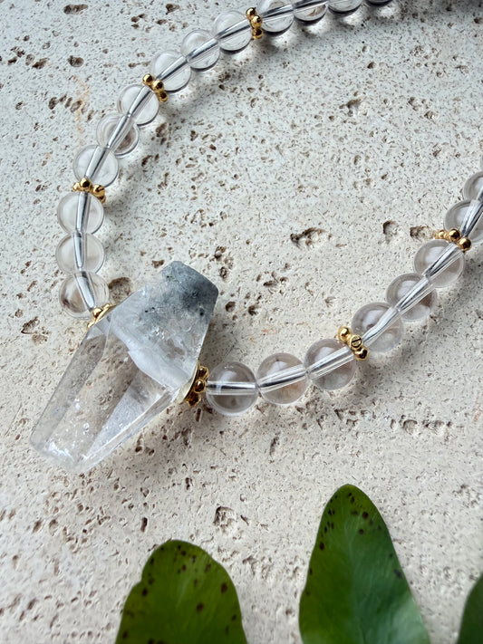 Bergkristall Collier EINZELSTÜCK